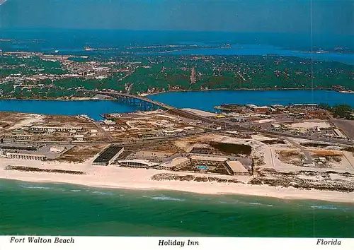 AK / Ansichtskarte  Fort_Walton_Beach_Florida_USA Fliegeraufnahme Holiday Inn 