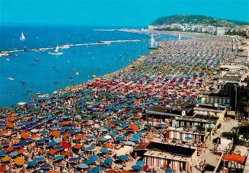 AK / Ansichtskarte  Cattolica__Provincia_Rimini_IT Panorama delle spiaggia 