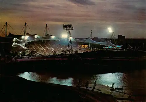 AK / Ansichtskarte  Muenchen Olympia Stadion Muenchen