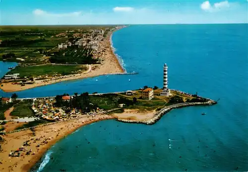 AK / Ansichtskarte 73882025 Lido_di_Jesolo_IT Fliegeraufnahme mit Leuchtturm 