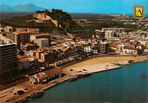 AK / Ansichtskarte 73882035 Denia_Costa_Blanca_ES Fliegeraufnahme 