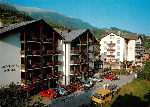 AK / Ansichtskarte  Unterbaech_VS Hotel Alpenhof Montanara Hallenbad 