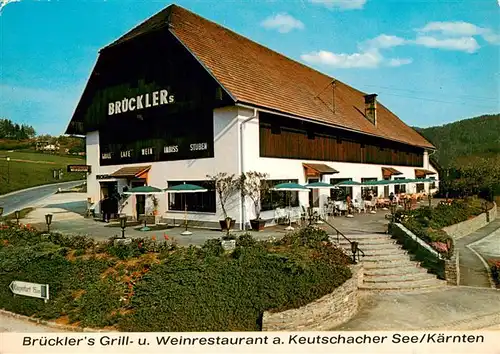 AK / Ansichtskarte  Keutschachersee_Kaernten_AT Bruecklers Grill und Weinrestaurant 