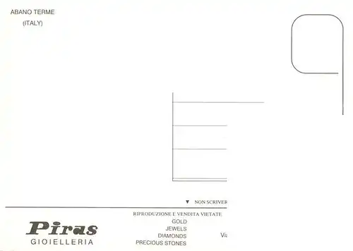 AK / Ansichtskarte  Abano_Terme Piras Gioielli Abano Terme