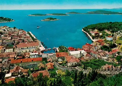 AK / Ansichtskarte  Hvar_Croatia Fliegeraufnahme 