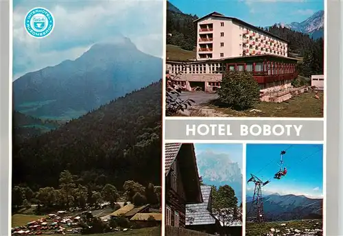 AK / Ansichtskarte 73882075 Mala_Fatra_Kleine_Fatra_SK Autocamping Hotel Boboty Ludova architektura v Stefanovej Sedackovy vyfah pod Chlebom 