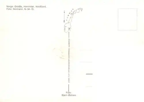 AK / Ansichtskarte  Grodas Hornindal Nordfjord Fliegeraufnahme Grodas