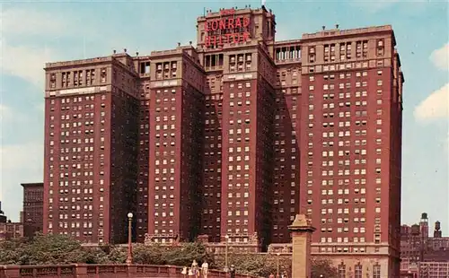 AK / Ansichtskarte 73882126 Chicago_Illinois The Conrad Hilton Hotel 