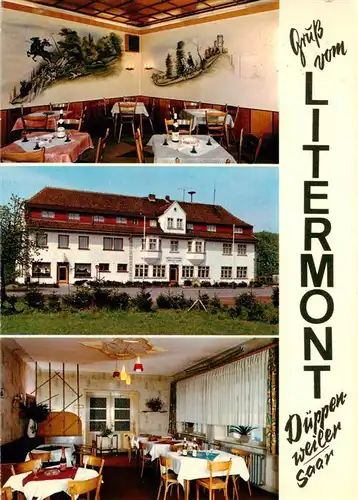 AK / Ansichtskarte  Dueppenweiler Hotel Restaurant Zum Grauen Stein Gaststube Dueppenweiler