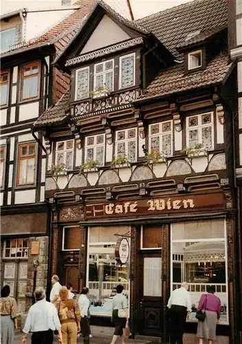 AK / Ansichtskarte  Wernigerode_Harz Cafe Wien Wernigerode Harz