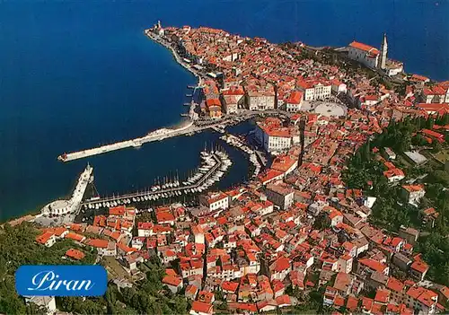 AK / Ansichtskarte  Piran_Istria_Slovenia Fliegeraufnahme 