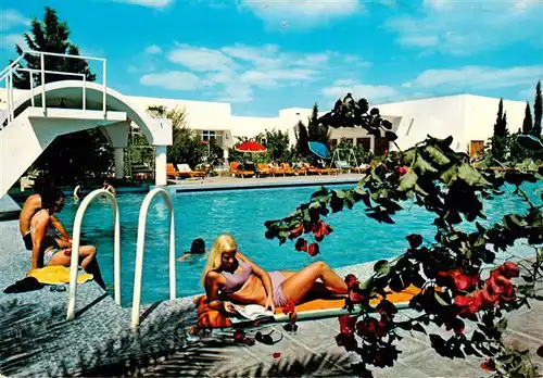 AK / Ansichtskarte 73882230 Hammamet_Tunesie Hotel Les Orangers Swimming Pool 