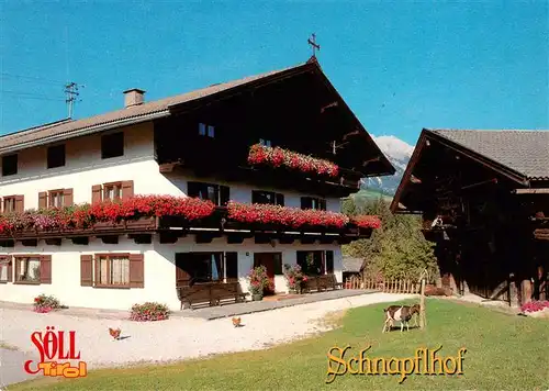 AK / Ansichtskarte 73882248 Sonnbichl_Soell_Tirol_AT Pension Schnapflhof 
