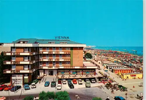 AK / Ansichtskarte 73882263 Cattolica__Provincia_Rimini_IT Hotel Vienna Strand 