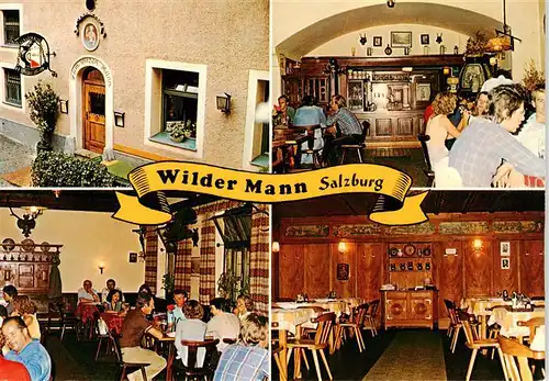 AK / Ansichtskarte  Salzburg__AT Gasthaus Wilder Mann 