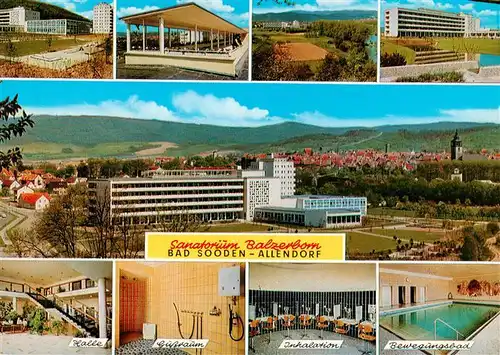 AK / Ansichtskarte 73882292 Bad_Sooden-Allendorf Sanatorium Balzerborn Bad_Sooden-Allendorf