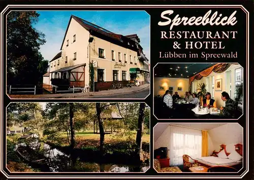 AK / Ansichtskarte  Luebben_Spreewald Restaurant Hotel Spreeblick Natur Luebben Spreewald