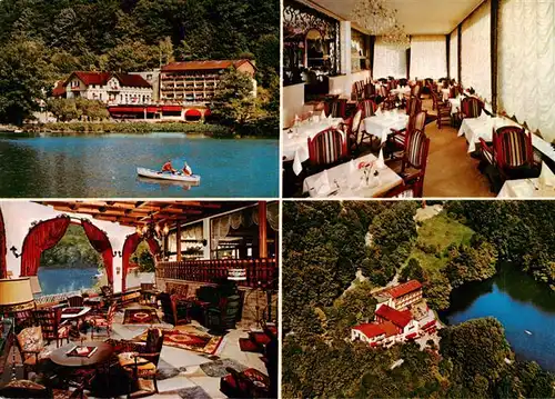 AK / Ansichtskarte 73882331 Bad_Lauterberg Kneipp-Kurhotel Wiesenbeker Teich Restaurant Luftaufnahme Bad_Lauterberg