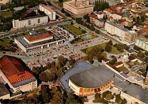 AK / Ansichtskarte  Karlsruhe_Baden Festhallenplatz Karlsruhe_Baden