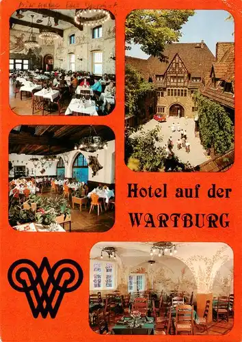 AK / Ansichtskarte  Eisenach Hotel auf der Wartburg Restaurant Jaegerzimmer 