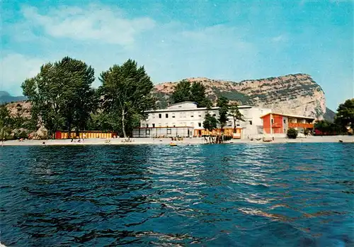 AK / Ansichtskarte  Torbole_Lago_di_Garda_IT Hotel Lido Blu Ansicht vom Meer aus 