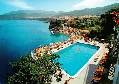 AK / Ansichtskarte  Sorrento__Sorrent_Campania_IT Hotel Belair Swimming Pool 