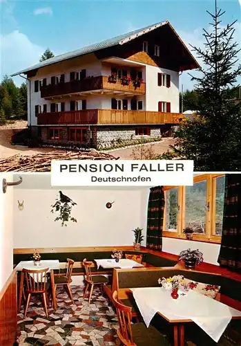 AK / Ansichtskarte 73882389 Deutschnofen_Nova_Ponente Pension Faller Gastraum Deutschnofen_Nova_Ponente