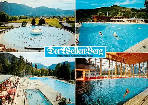 AK / Ansichtskarte  Oberammergau Alpenbad Der WellenBerg Huber Karte Nr. 8058 Oberammergau