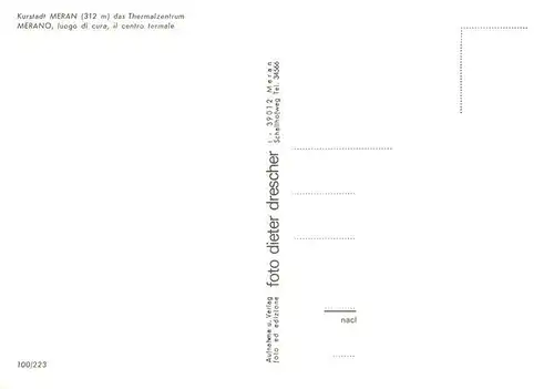 AK / Ansichtskarte  Meran_Merano_IT Thermalzentrum 