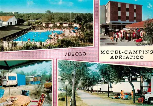 AK / Ansichtskarte  Jesolo_Lido_IT Motel Camping Adriatico Schwimba 