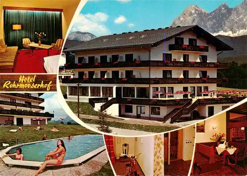 AK / Ansichtskarte  Rohrmoos-Untertal_Schladming_Steiermark_AT Hotel Rohrmooserhof Gastraeume Pool 