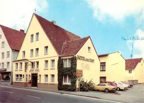 AK / Ansichtskarte  Horn-Bad_Meinberg Hotel Zur Post Horn-Bad_Meinberg