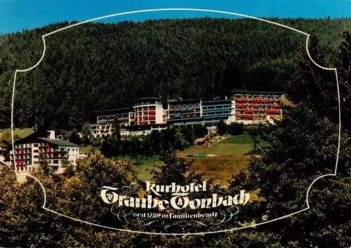 AK / Ansichtskarte 73882506 Tonbach Kurhotel Traube Tonbach Tonbach