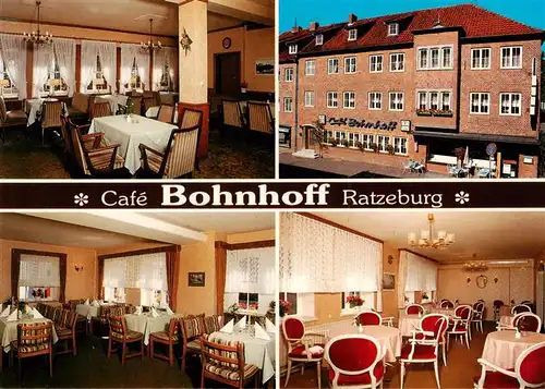 AK / Ansichtskarte  Ratzeburg Cafe Bohnhoff Gastraeume Ratzeburg