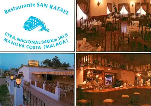 AK / Ansichtskarte 73882544 Manilva Restaurante San Rafael Gastraeume Bar 