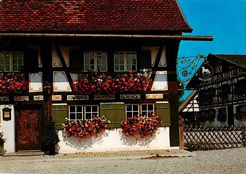 AK / Ansichtskarte  Illerbeuren Restaurant Gromerhofstueble im Bauernhofmuseum Illerbeuren