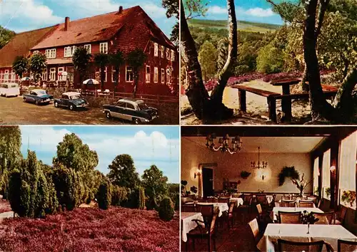 AK / Ansichtskarte 73882597 Egestorf_Nordheide Hotel und Gasthof Zu den 8 Linden Gaststube Heidelandschaft Egestorf_Nordheide