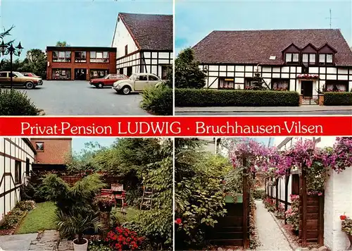 AK / Ansichtskarte 73882601 Bruchhausen-Vilsen Privat Pension Ludwig Teilansichten Bruchhausen-Vilsen