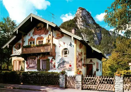 AK / Ansichtskarte  Oberammergau Obb Lueftlmalerei am Rotkaeppchenhaus Oberammergau