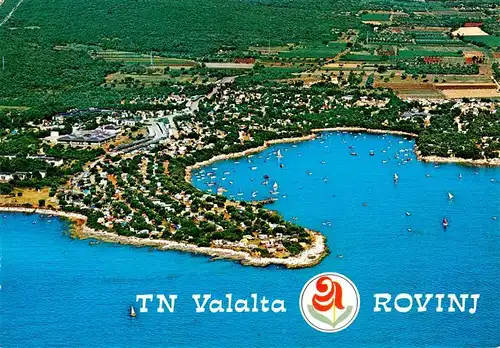 AK / Ansichtskarte  Rovinj_Rovigno_Istrien_Croatia TN Valalta Fliegeraufnahme 