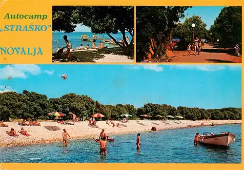 AK / Ansichtskarte 73882627 Novalja_Novalje_Croatia Autocamp Strasko Strandpartien 