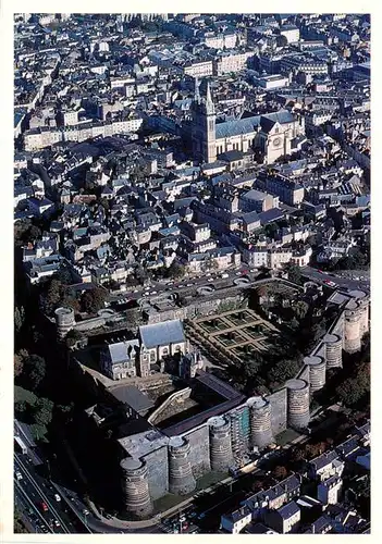AK / Ansichtskarte  Angers_49 Vue aerienne Chateau d'Angers 