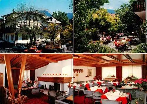 AK / Ansichtskarte  Meran_Merano_IT Hotel Gasthof Kofler Gaststube Kaminzimmer Gartenterrasse 