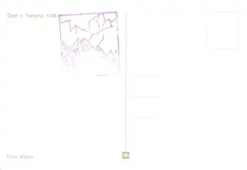 AK / Ansichtskarte  Tamar_z_Jalovcem_Slovenia Dom v Tamarju 