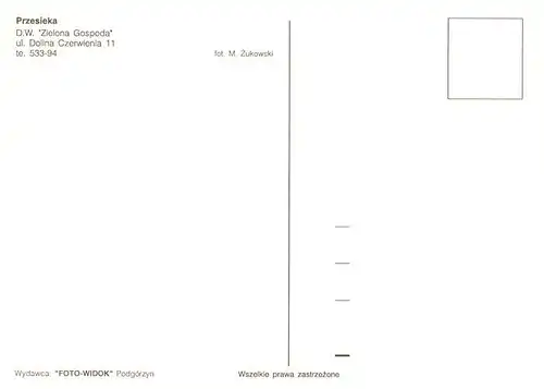 AK / Ansichtskarte  Przesieka_PL DW Zielona Gospoda 