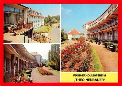 AK / Ansichtskarte 73882679 Tabarz_Bad_Tabarz FDGB Erholungsheim Theo Neubauer Teilansichten 