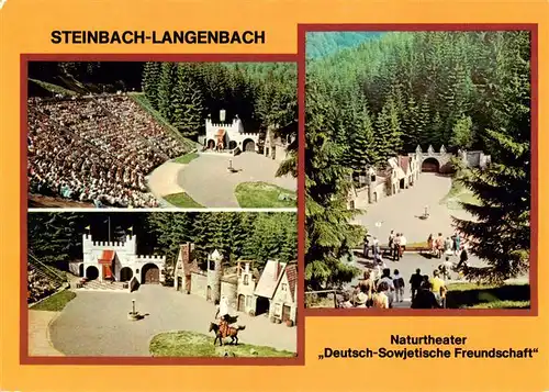 AK / Ansichtskarte 73882680 Steinbach_Langenbach_Schleusegrund Naturtheater der DSF Schauspielauffuehrungen 