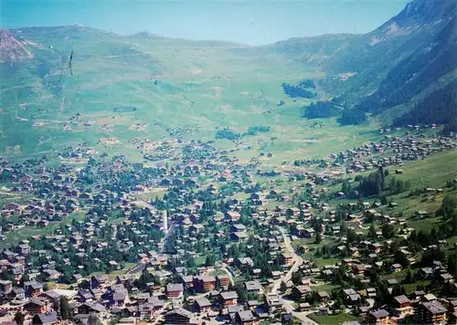 AK / Ansichtskarte  Verbier_VS Fliegeraufnahme 