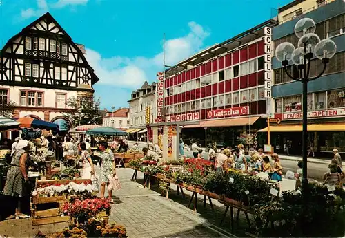 AK / Ansichtskarte  Bad_Homburg Markt und Louisenstrasse Bad_Homburg