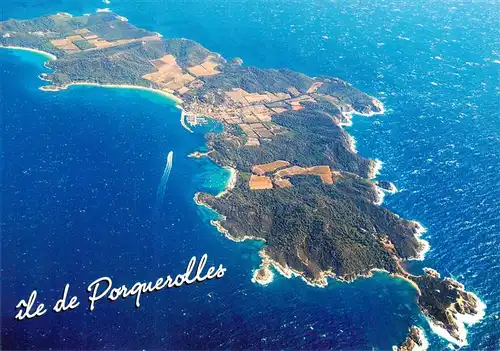 AK / Ansichtskarte  Hyeres-les-Palmiers_83_Var Ile de Poeorquerolles Vue aerienne 